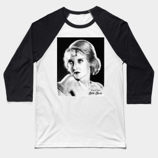 Bette Davis - Hollywood Legend Baseball T-Shirt